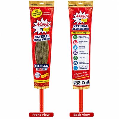 MAGIC NATURAL GRASS BROOM - 1 Pcs